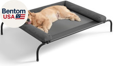 Cooling Elevated Dog Bed for Large Dogs, Portable Indoor  Outdoor Raised Dog Be