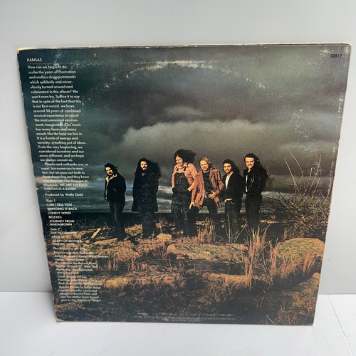 Kansas Self-Titled Debut Vinyl LP Record Original 1974 Prog Rock 32817 Kirshner - Picture 3 of 6