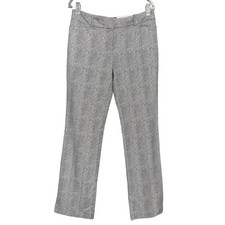 Liz Claiborne Audra Mid Rise Black Herringbone Dress Pants Size 6