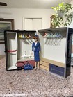 1960s Mattel Brunette Bubble Barbie American Airlines Stewardess Outfit W/Case — photo 1