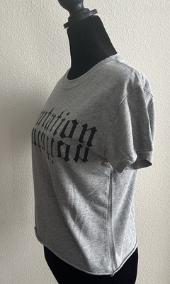 RARE TAYLOR SWIFT Reputation Tour Gray Crop Top Shirt