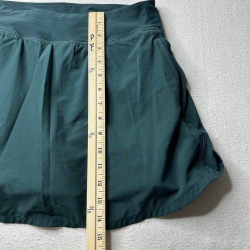Old Navy Womens Stretchtech Skort Green Small Pockets Athletic Workout Comfy - Picture 6 of 9
