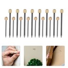  50 Pcs Picture Hanging Hardware Hooks for Plasterboard Walls Frame Nails