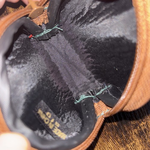 Vintage Kunstleder Handgelenktasche & verschachtelte Münzgeldbörsen 4er Set - grün und braun - Bild 19 von 21