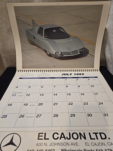 Vintage 1993 Mercedes-Benz Calendar Mercedes-Benz of El Cajon 14"x12" - Bild 8 von 16
