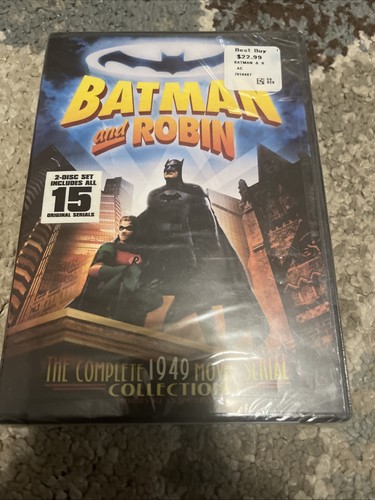 Batman and Robin - The Serial Collection (DVD, 2005, 2-Disc Set) New Sealed DC - Picture 1 of 2
