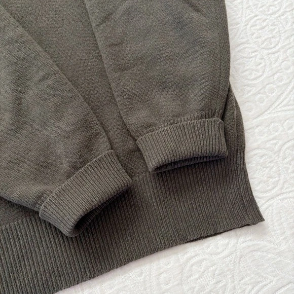 Suéter masculino Barbour gola redonda lã e cashmere (tamanho XL) - Imagem 3 de 4