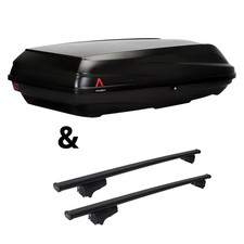 Für Opel Astra F Caravan Typ 51/52 - Dachträger G3 Clop & Dachbox BiCube 520+