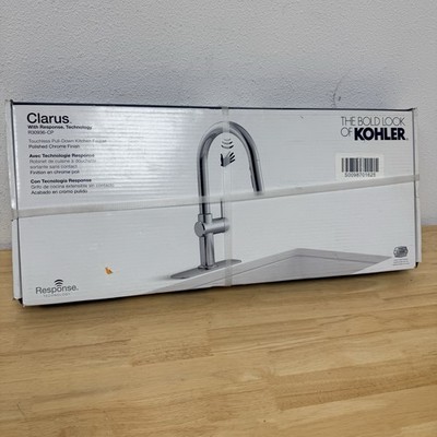 KOHLER Clarus Touchless 1 Handle PullDown Sprayer Kitchen Faucet Polished Chrome