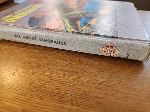 Vintage 1953 All About Dinosaurs, Roy Chapman Andrews Hardback Book - Foto 5 di 20