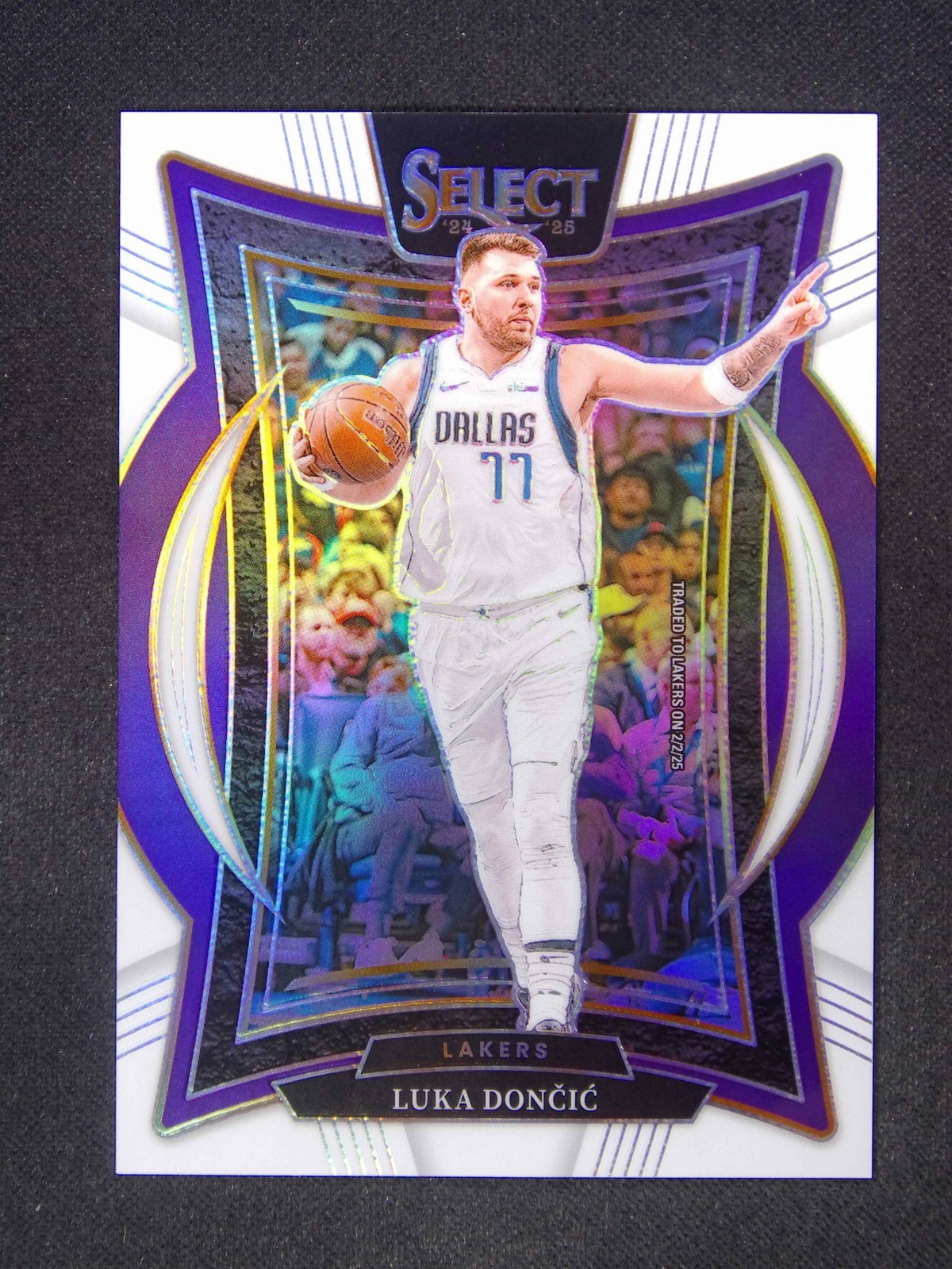 2024-25 Panini Select Luka Doncic #56 Concourse White /149
