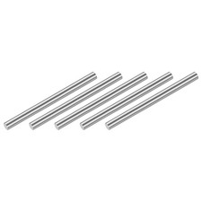 10 Pack 25mmx2mm 304 Stainless Steel Rod Lathe Bar Stock for DIY Craft Tool