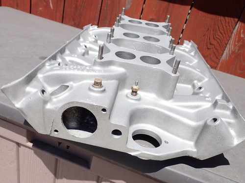 Ford FE Big Block Tri Power Intake 61-64 Manifold M Code 390 406 427 3x2 Carb - Picture 14 of 23