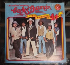 *Carlos Guzman y Los Fabulosos 4+"- 1981-  *Al Estilo Country" LP
