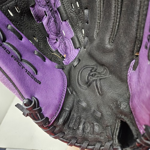 Wilson Baseball Glove A0440 FPCAT Osterman Moonsta Web 12.5 Purple Great Shape - Picture 8 of 14