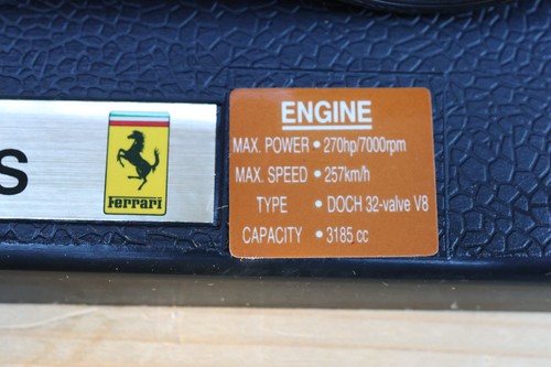 FERRARI 328 GTS 1:18 RED 4 Opening Parts and Top Anson NEW - Picture 6 of 24