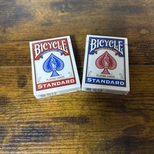 (2 Decks) Bicycle Standard Playing Cards Red/Blue [New & Sealed]