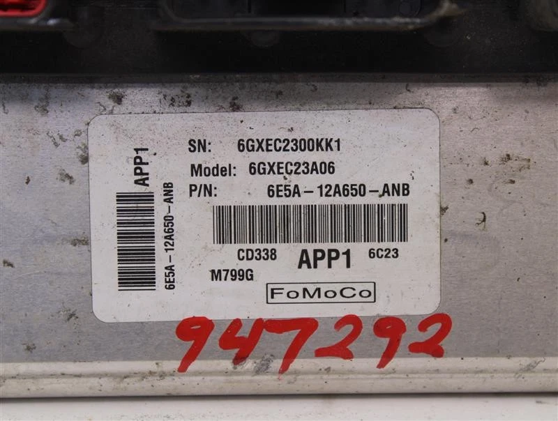 Computadora ECU ECM FORD FUSION MERCURY MILAN 2006 06 6E5A12A650ANB 947292 Foto 2 de 2