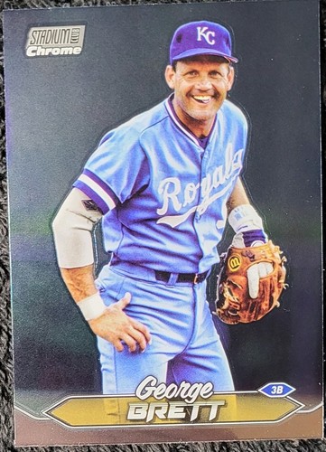 GEORGE BRETT 2024 Topps Stadium Club CHROME #195 KANSAS CITY ROYALS
