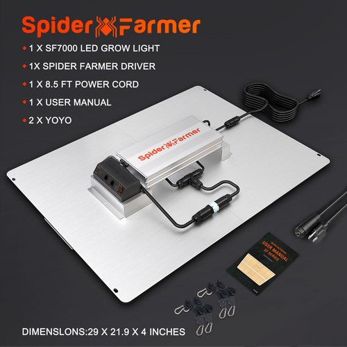 Spider Farmer SF1000 2000 4000 Samsung 301H EVO LED Grow Light Vollspektrum  - Bild 91 von 91