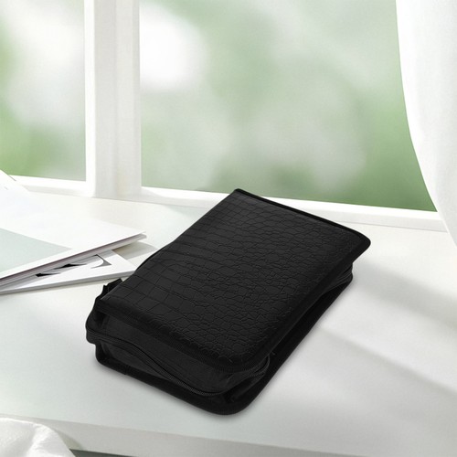 Handheld CD DVD Storage Bag Large-Capacity PU Disc Holder Organizer Portable CD - 第 8/12 張圖片