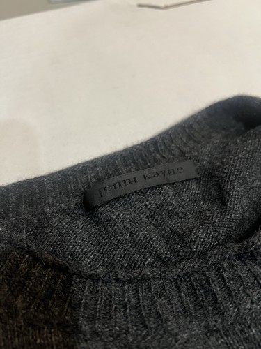Jenni Kayne Everyday Knit Black Charcoal Wool Cashmere Blend Women's S - Picture 3 of 8