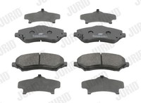 Jurid 573298J Bremsbelagsatz, Scheibenbremse For Chrysler Dodge Fiat Jeep Lancia