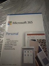 Microsoft 365 Personal–Physical Box, 1 User, 12-Month – New & Sealed (QQ2-01024)