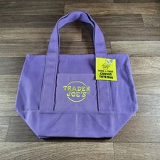 Trader Joe's 2025 Limited Edition Halloween Mini Tote Bag  PURPLE 