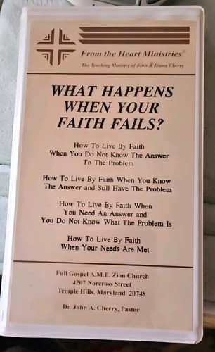 Heart Ministries John Diana Cherry Cassette Set 4 What Happens When Faith Fails - Bild 7 von 8