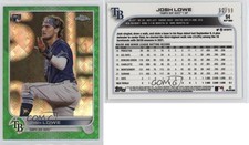 2022 Topps Chrome Logofractor Edition Green Refractor /99 Josh Lowe Rookie RC