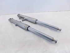 Harley Davidson Touring Road King Electra Glide Silver Front End Fork Legs