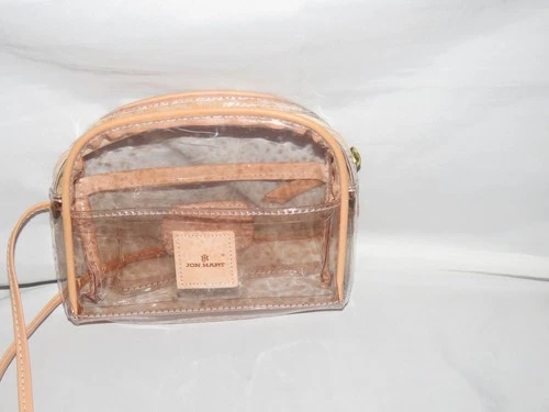 Jon Hart Design Clear Small Crossbody Purse