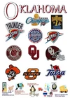OKLAHOMA Thunder,OSU,OU,TULSA Embroidery Patches Embroidered,iron ,sewing