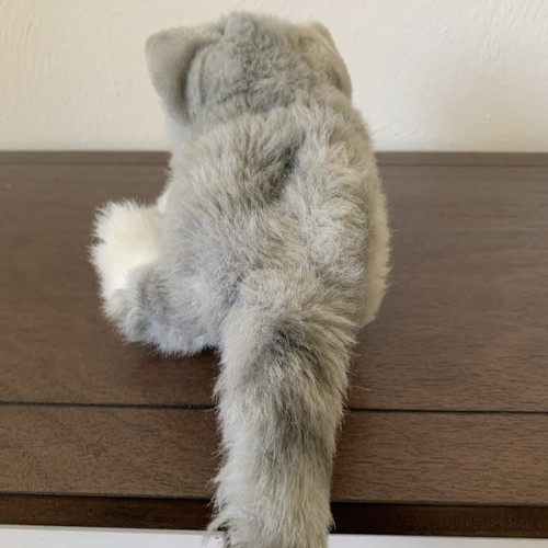 2000 DSI Toys Kitty Kitty Kittens Plush Cat Purring Gray White Blue Eyes Kitten - Picture 4 of 14