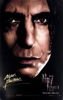 ALAN RICKMAN signiertes Foto - Schauspieler Harry Potter SEVERUS SNAPE 10''x6'' Nachdruck