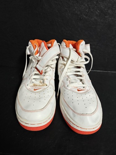 Nike Air Force 1 Mid 2002 size 15 Orange/White - Picture 2 of 6