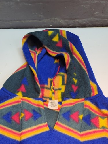Western Navajo Fleece Hoodie Größe M El Paso Saddle Blanket Co - Bild 6 von 7