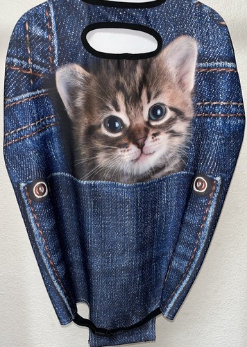 Schutzkoffer Gepäckhülle dehnbarer Stoff süße Katze - Bild 2 von 6