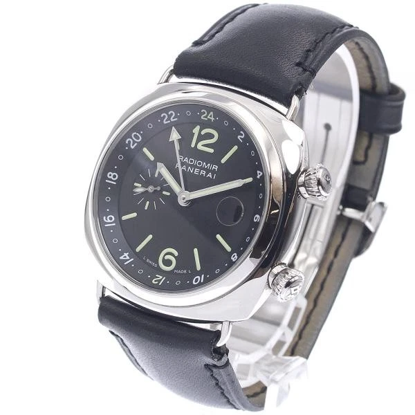 Panerai — Officine Panerai Radiomir PAM00184 42mm SS Black Dial Automatic Watch #C12603