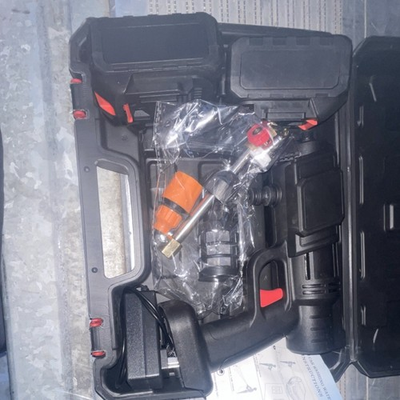 #ad Cordless Battery Cold Water Pressure Washer Kit Black with Gun Hose Case $64.98