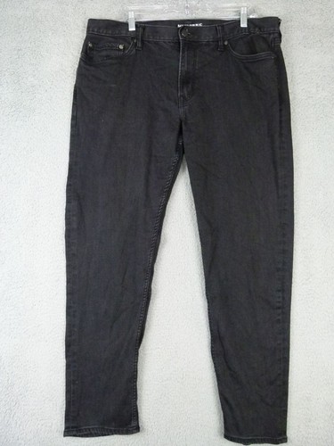 Banana Republic Herren 38x32 (38x30 Actual) Schwarz Travel Jeans Slim Fit Jeans