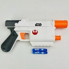 Nerf Star Wars The Force Awakens Rey Jakku Blaster Hasbro 2015 with 2 Darts