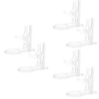 6 pcs  Acrylic Coffee Cup Display Racks Saucer Show Stand Goblet Display Holder