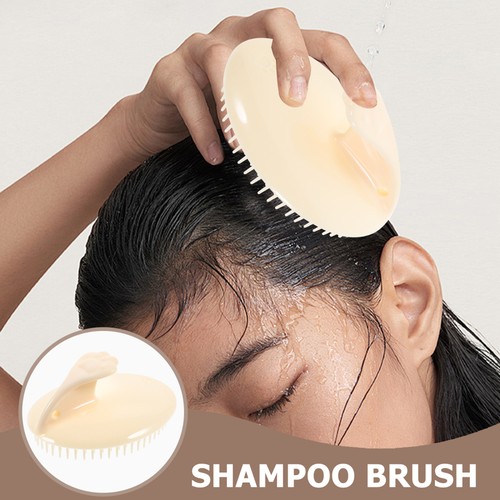 2 Stück Waschkamm Silikon Multifunktionale Haarbürste Kopfhaut Massage Shampoo - Bild 5 von 12