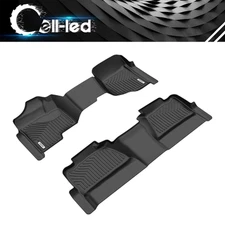 Floor Mats Liners for 2007-2013 Silverado/Sierra 1500/2500/3500 HD Crew Cab TPE