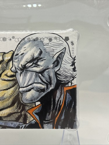 2021 Marvel Premier Sketch Card 3 Panel 1/1 Thanos Sabretooth X-23 Allen Geneta - Picture 5 of 7