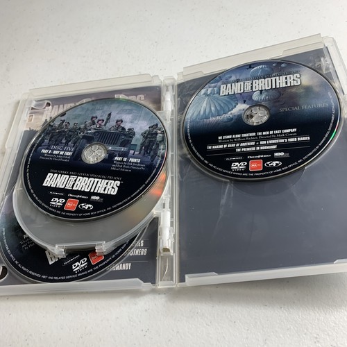 Band Of Brothers Dvd Tom Hanks 6 Disc Set Region 4 Vgc Free Postage - Picture 5 of 5