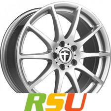 Tomason TN1 bright silver 6.5x16" ET38 LK5 112 ML 66.5 Alufelgen 16 Zoll