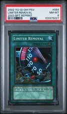 2002 Yu-Gi-Oh! Limiter Removal Pharaoh's Servant PSV Unlim Super PSA 8 BPT LABEL